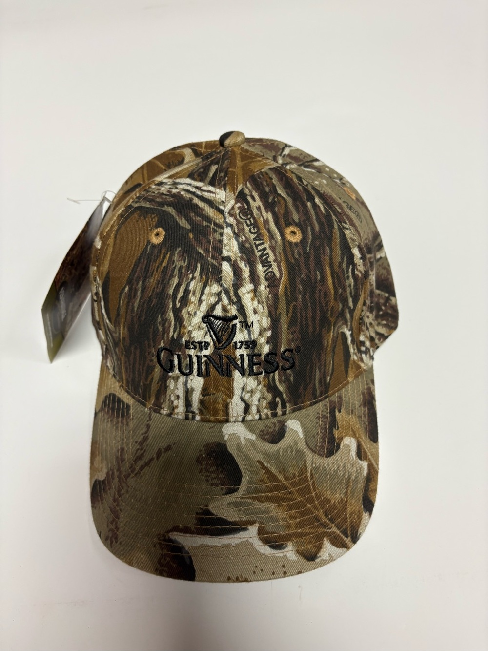 Guinness Camo Trucker Hat - Brown/Green